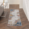 Nourison Rustic Textures RUS13 Grey/Blue Area Rug