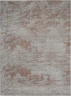 Nourison Rustic Textures RUS15 Light Grey/Rust Area Rug