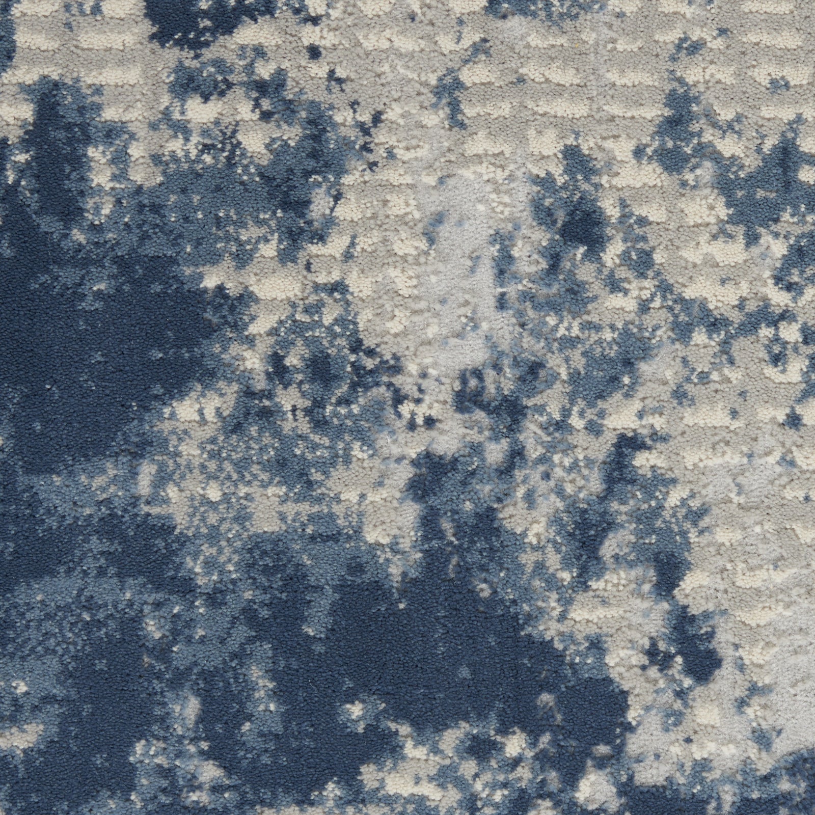 Area Nourison Rugs – Rug and Grey/Blue Incredible Decor Textures Rustic RUS16