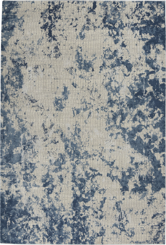 Nourison Rustic Textures RUS16 Grey/Blue Area Rug