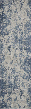 Nourison Rustic Textures RUS16 Grey/Blue Area Rug