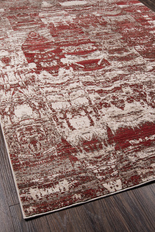 Momeni Rustic Romance RR-01 Red Area Rug Corner Image