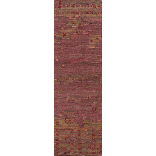 Surya Rustic RUT-701 Mauve Area Rug 2'6'' x 8' Runner