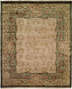 Kalaty Riviera RV-509 Ivory/Green Area Rug main image