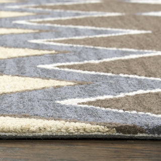 Rizzy Arden Loft-River Hill RV9409 Light Gray Area Rug 