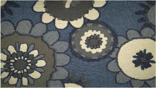 Trans Ocean Ravella 2284/03 Florentine Blue Area Rug by Liora Manne