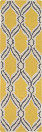 Surya Rivington RVT-5021 Bright Yellow Area Rug 