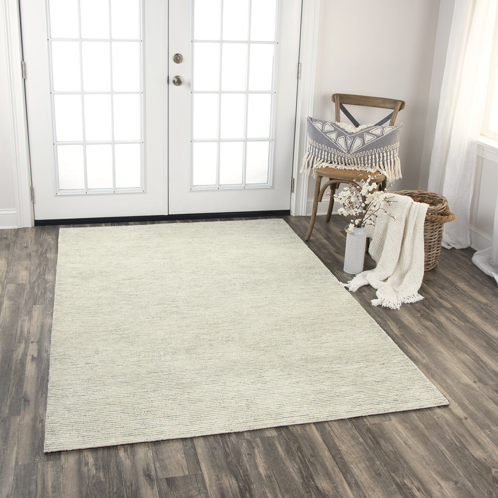 Rizzy Roswell RWL101 GRAY/IVORY Area Rug Room Image Feature