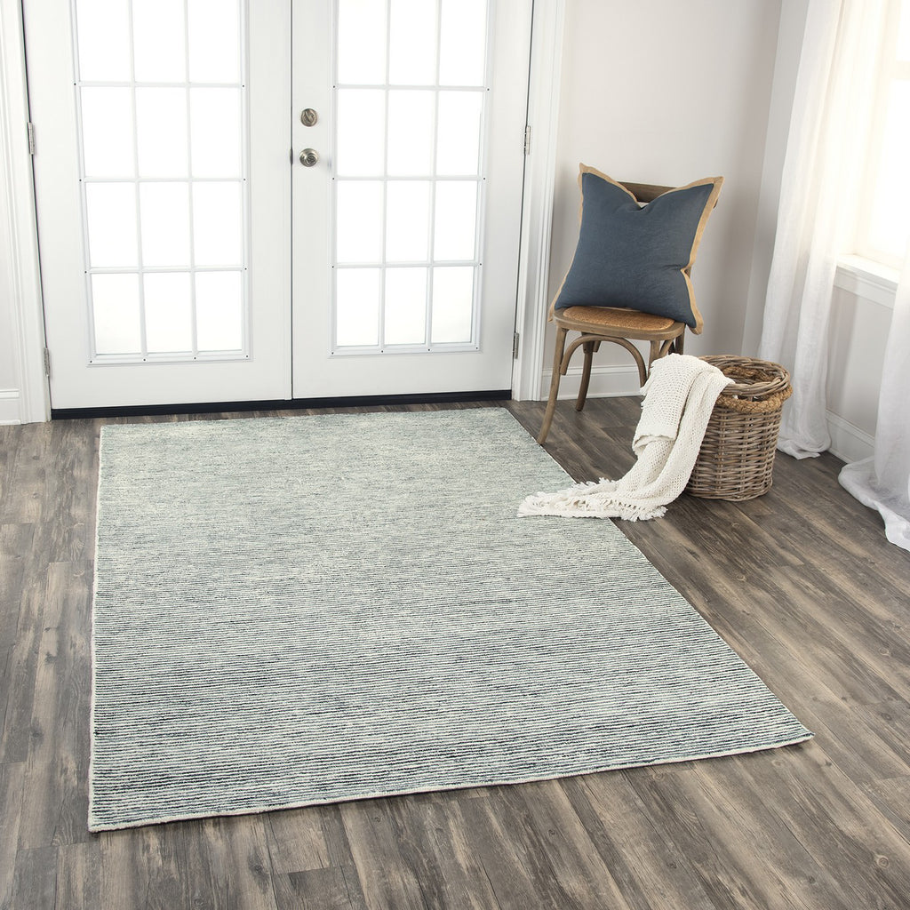 Rizzy Roswell RWL102 Charcoal/Ivory Area Rug Room Image Feature