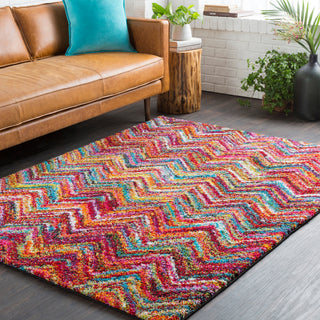 Surya Rainbow Shag RWS-6200 Area Rug Room Image Feature