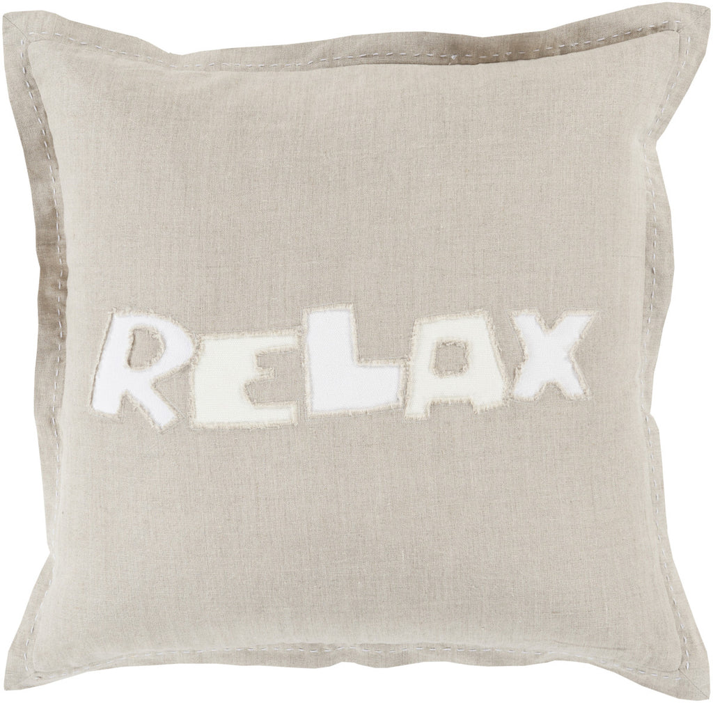 Surya Relax Just RX-002 Pillow 18 X 18 X 4 Poly filled