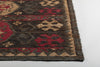 Chandra Ryleigh RYL-46903 Grey Red Natural Area Rug Corner Shot Feature