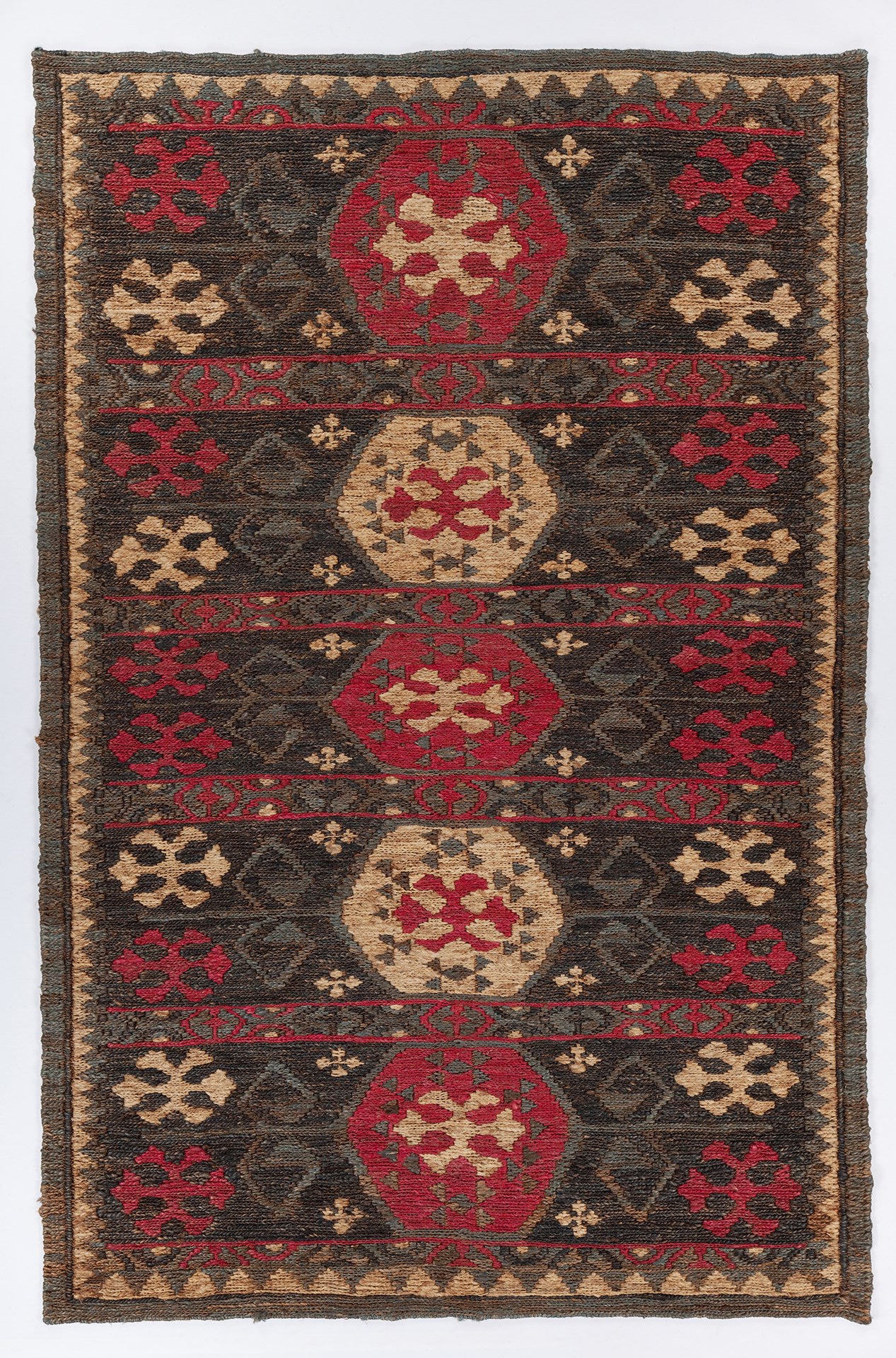 Chandra Ryleigh RYL-46903 Grey Red Natural Area Rug main image