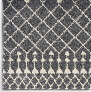 Nourison Royal Moroccan RYM03 Charcoal/Ivory Area Rug Room Image