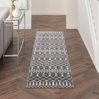 Nourison Royal Moroccan RYM03 Charcoal/Ivory Area Rug Main Image