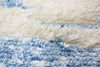 Bashian Shaggy S168-BNSH10 Ivory/Blue Area Rug