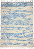 Bashian Shaggy S168-BNSH10 Ivory/Blue Area Rug
