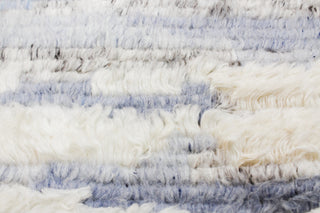 Bashian Shaggy S168-BNSH9 Ivory/Blue Area Rug