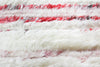 Bashian Shaggy S168-BNSH12 Ivory/Red Area Rug