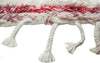 Bashian Shaggy S168-BNSH12 Ivory/Red Area Rug