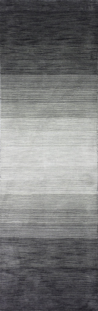 Bashian Contempo S176-ALM41 Charcoal Area Rug Runner