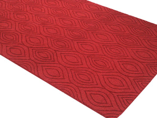 Bashian Soho S176-105 Red Area Rug Alternate Shot Feature