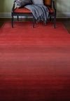 Bashian Contempo S176-ALM198 Red Area Rug Room Scene Feature