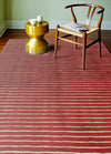 Bashian Contempo S176-ALM71 Red Area Rug Room Scene Feature