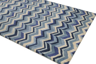 Bashian Chelsea S185-ST238 Blue Area Rug Alternate Shot Feature