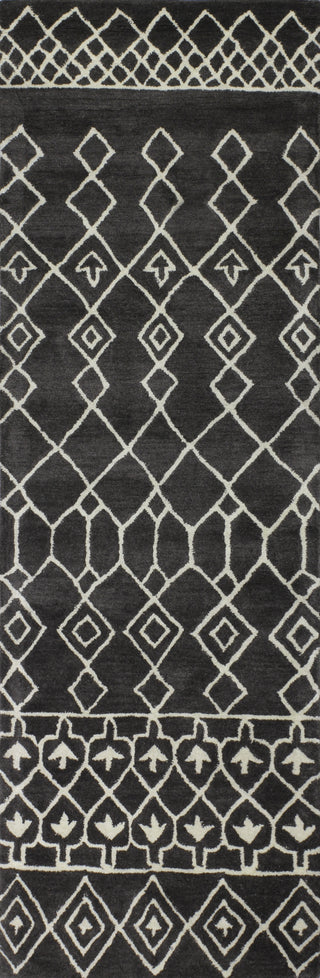 Bashian Chelsea S185-ST258 Charcoal Area Rug Runner