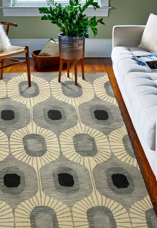 Bashian Chelsea S185-ST103 Grey Area Rug Room Scene Feature