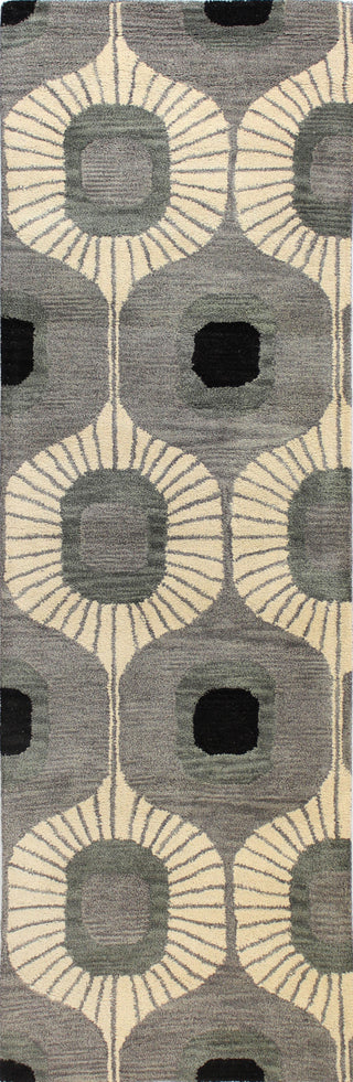 Bashian Chelsea S185-ST103 Grey Area Rug Runner