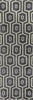 Bashian Chelsea S185-ST263 Grey Area Rug Runner