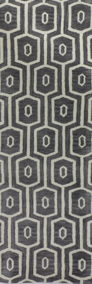 Bashian Chelsea S185-ST263 Grey Area Rug Runner