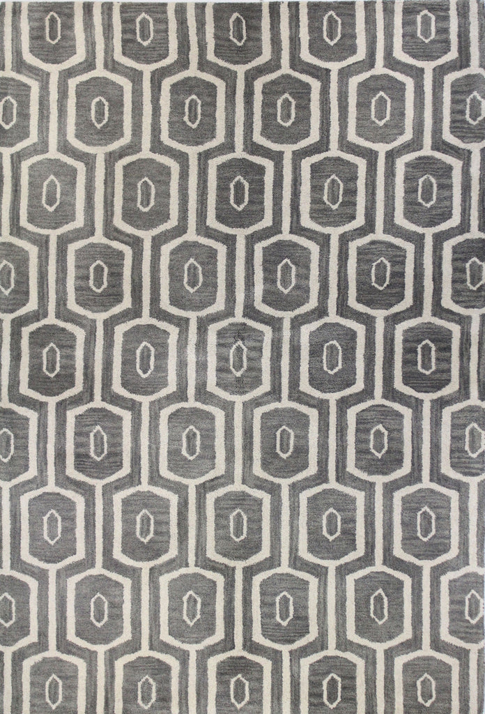 Bashian Chelsea S185-ST263 Grey Area Rug main image