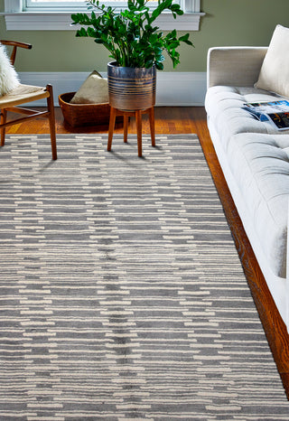 Bashian Chelsea S185-ST264 Grey Area Rug Room Scene Feature