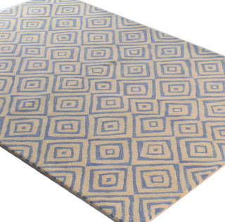 Bashian Chelsea S185-ST230 Ivory/Blue Area Rug Alternate Shot Feature