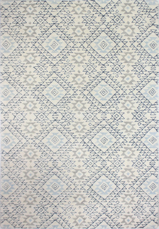 Bashian Chelsea S185-ST279 Ivory/Blue Area Rug