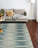 Bashian Chelsea S185-ST281 Teal Area Rug