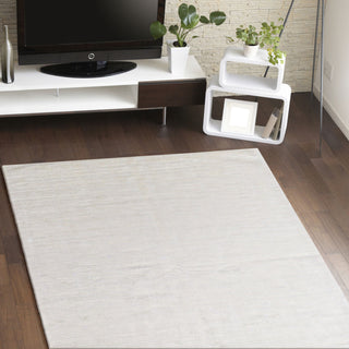 Bashian Radiance S209-WZ White Area Rug Room Scene Feature