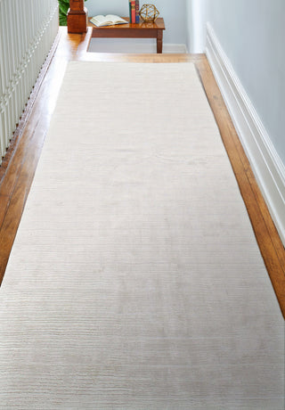 Bashian Radiance S209-WZ White Area Rug Runner Room Scene