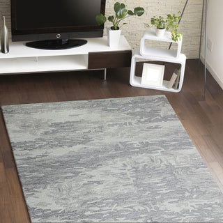 Bashian Norwalk S217-VW217 Grey Area Rug Room Scene Feature