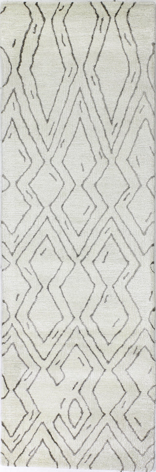 Bashian Norwalk S217-VW203 White Area Rug Runner