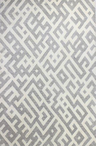 Bashian Norwalk S217-VW205 White/Taupe Area Rug main image