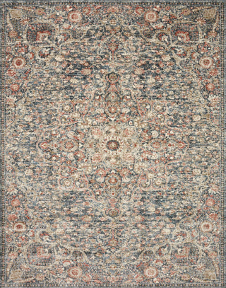 Loloi II Saban SAB-02 Blue/Spice Area Rug Main Image