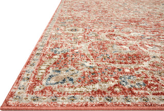 Loloi II Saban SAB-02 Rust/Beige Area Rug Corner 