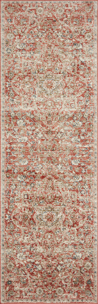 Loloi II Saban SAB-02 Rust/Beige Area Rug 2'7''x 8'0'' Runner