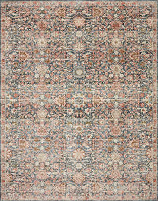 Loloi II Saban SAB-03 Navy/Rust Area Rug Main Image