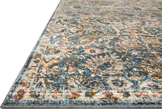 Loloi II Saban SAB-04 Blue/Sand Area Rug Corner