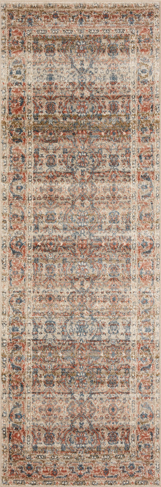 Loloi II Saban SAB-05 Sand/Rust Area Rug 2'7''x 8'0'' Runner